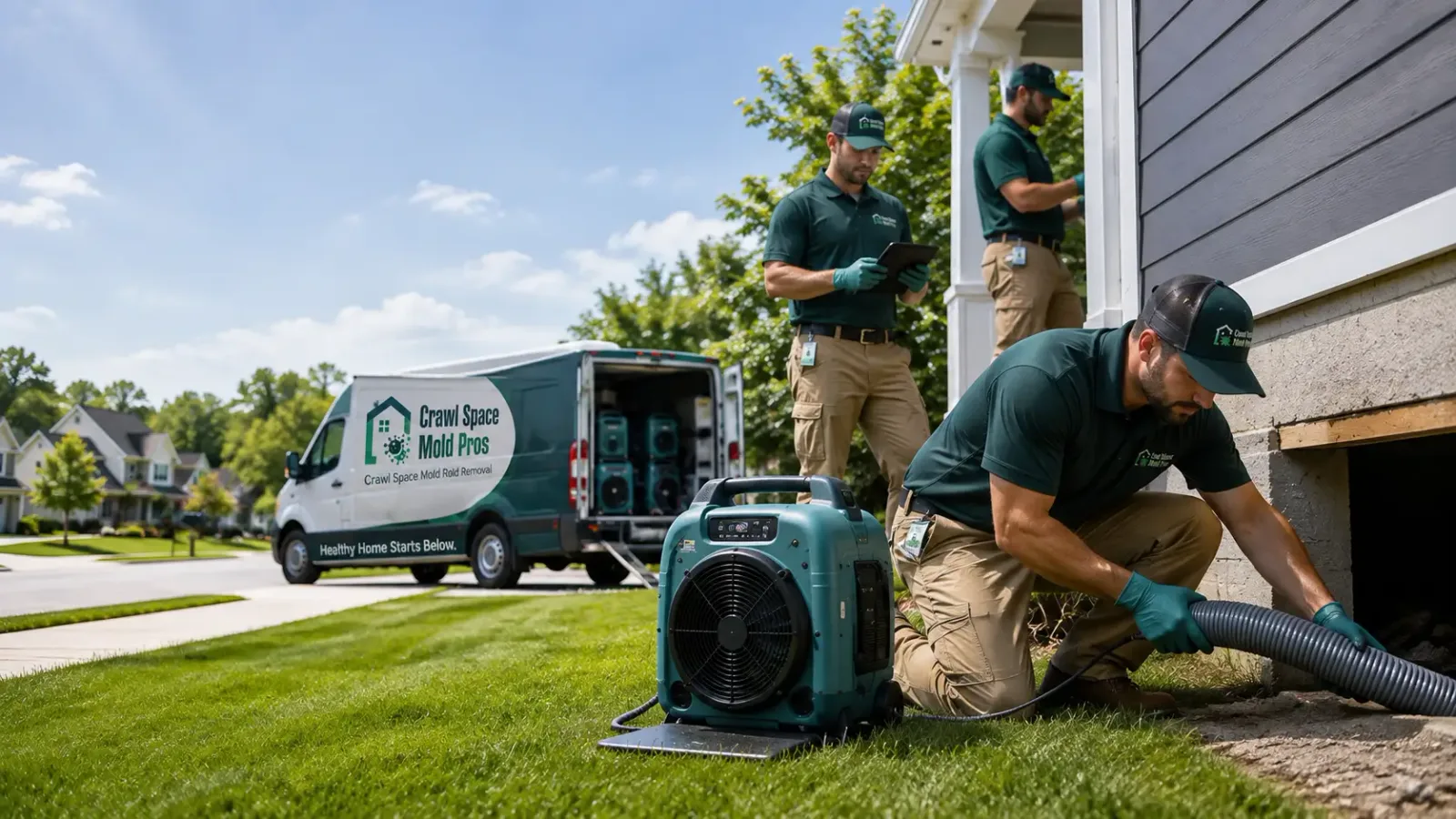 Crawl Space Mold Removal in Hines, IL